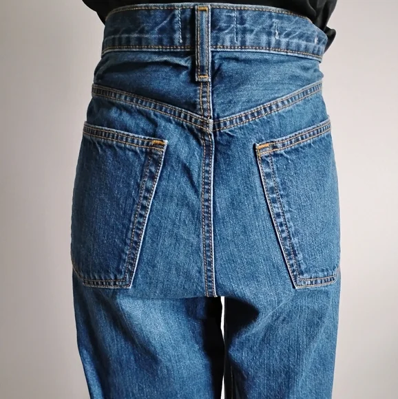 Universal Thread Mid Rise 90s Baggy Jeans 100% Cotton Classic Blue Size 10 - Picture 7 of 13